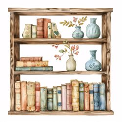 shelf, furniture, bookshelf